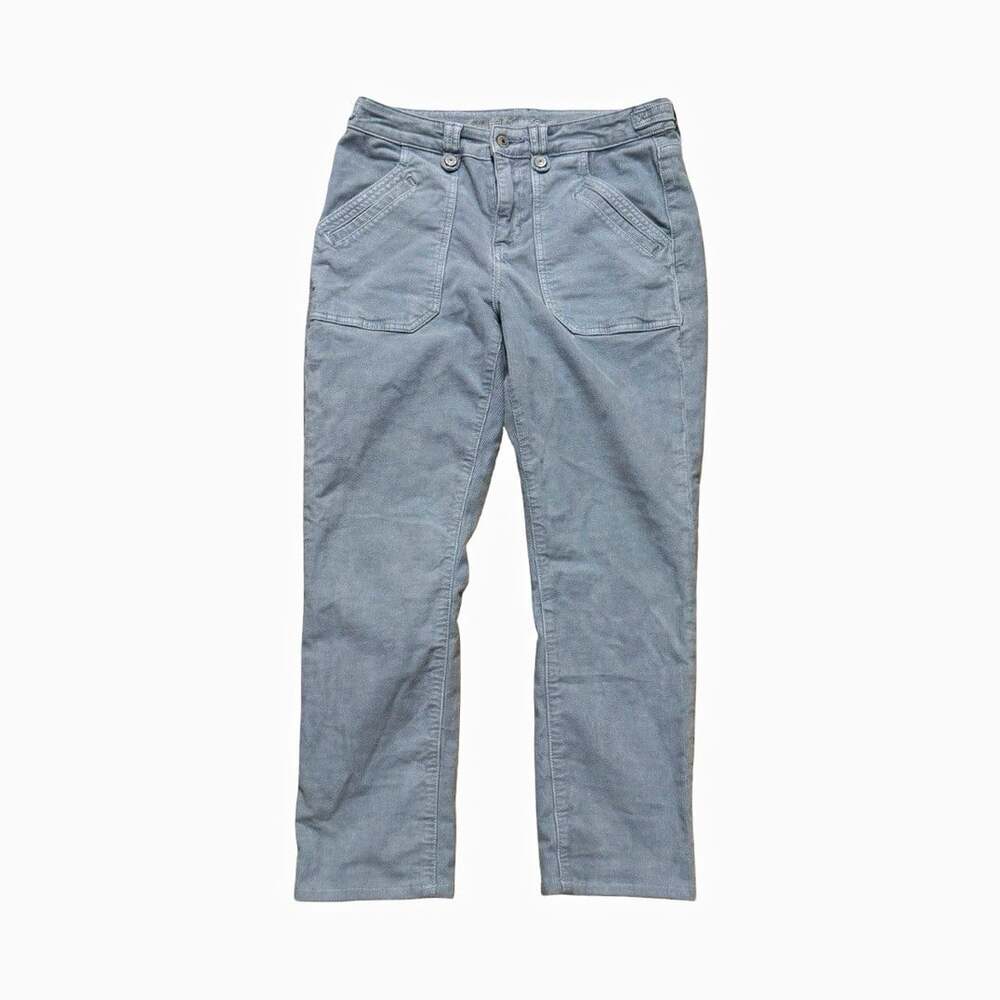 American Eagle Outfitters Gray Corduroy Stretch Straight Leg Tall Long Pants